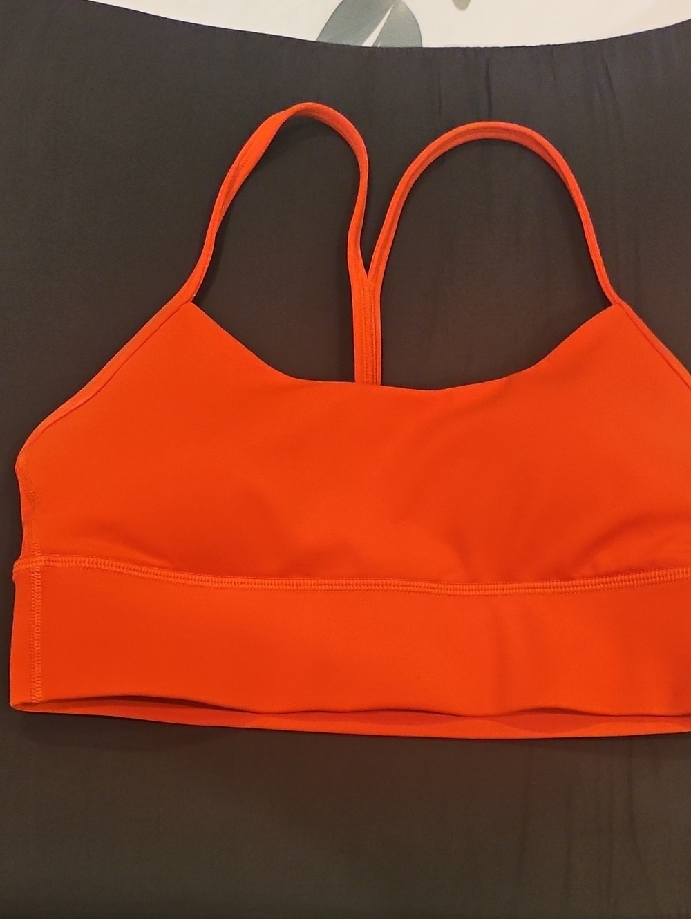 lululemon athletica Bright Red Strappy Sports Bra